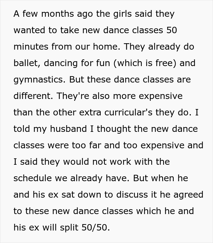 Stepmom Is Being Treated Terribly By Kids, Refuses To Take Them To Dance Class And Takes Heat Stepmom Is Being Treated Terribly By Kids, Refuses To Take Them To Dance Class And Takes Heat