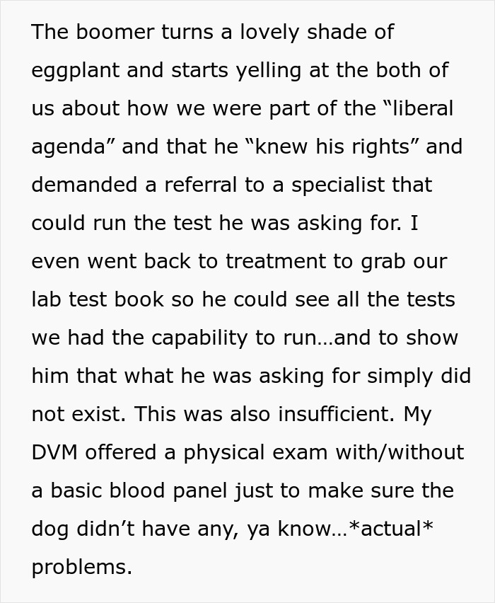 Vets Tell Pet Owner There Is No Gay Test, He Loses It And Throws A Tantrum Vets Tell Pet Owner There Is No Gay Test, He Loses It And Throws A Tantrum
