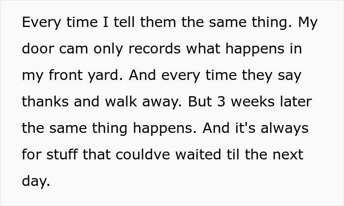Guy Is Annoyed By Cops Repeatedly Showing Up At Night For His Door Cam Footage Guy Is Annoyed By Cops Repeatedly Showing Up At Night For His Door Cam Footage