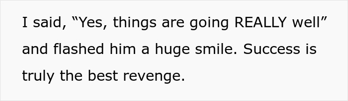 Woman Gets Fired For Something She Didn’t Do, Gets Her Satisfying Revenge Years Later Woman Gets Fired For Something She Didn’t Do, Gets Her Satisfying Revenge Years Later