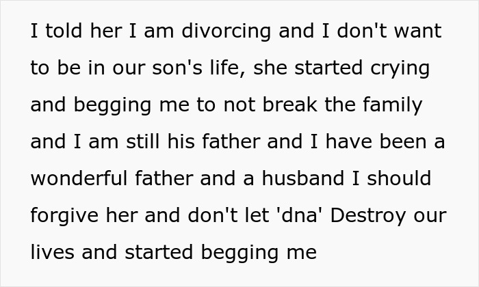 Man Suspects Son Isn't His, Takes Paternity Test And Leaves Family After It Shows He Was Right Man Suspects Son Isn't His, Takes Paternity Test And Leaves Family After It Shows He Was Right