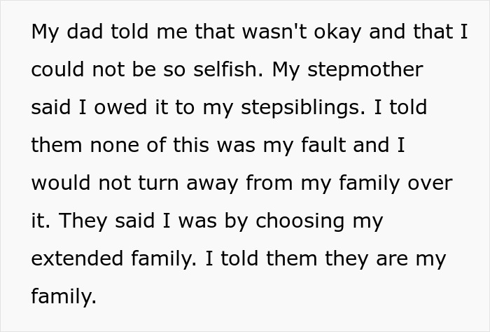 “AITA For Blaming Dad And Stepmom For Stepsiblings Thinking They Would Get Grandkid Inheritance?” “AITA For Blaming Dad And Stepmom For Stepsiblings Thinking They Would Get Grandkid Inheritance?”