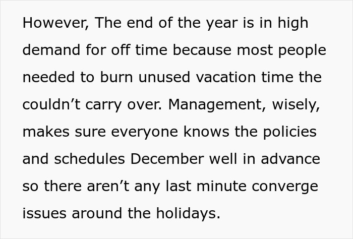 "Can’t Carry Over 1 PTO Day? See You In February": Person Maliciously Complies "Can’t Carry Over 1 PTO Day? See You In February": Person Maliciously Complies