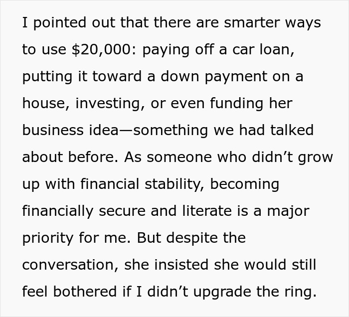 Man Realizes His Values Don’t Match His Fiancée’s After Proposing, Ends Everything Man Realizes His Values Don’t Match His Fiancée’s After Proposing, Ends Everything