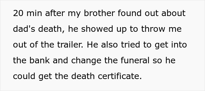 53YO Used To Live Off His Parents, Finally Has To Face The Consequences After Them Passing Away 53YO Used To Live Off His Parents, Finally Has To Face The Consequences After Them Passing Away