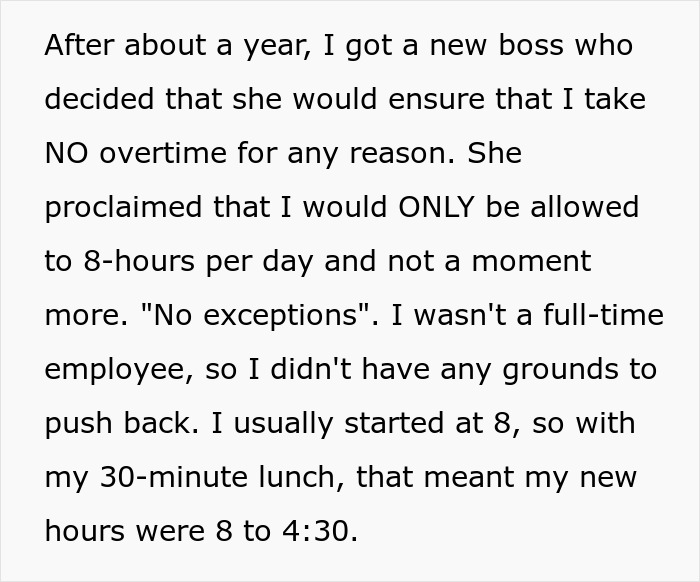 New Boss Bans Overtime, Watches In Horror As Employee Walks Out In The Middle Of Crisis New Boss Bans Overtime, Watches In Horror As Employee Walks Out In The Middle Of Crisis