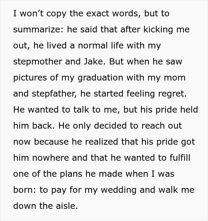 “I Blocked Him”: Divorced Father Throws 18YO Daughter Out, Attempts To Reconcile A Decade Later “I Blocked Him”: Divorced Father Throws 18YO Daughter Out, Attempts To Reconcile A Decade Later