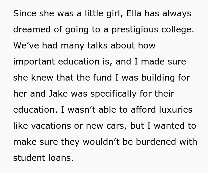 Daughter Threatens To Go No-Contact With Mom, Is Shocked When Her College Fund Disappears Daughter Threatens To Go No-Contact With Mom, Is Shocked When Her College Fund Disappears