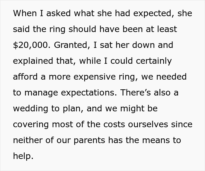 Man Realizes His Values Don’t Match His Fiancée’s After Proposing, Ends Everything Man Realizes His Values Don’t Match His Fiancée’s After Proposing, Ends Everything