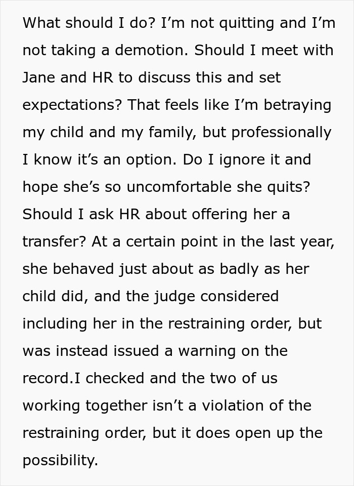 School Bully’s Mom Finds Out Her New Boss Is His Victim’s Parent, Goes Weaving Intrigues On The Spot School Bully’s Mom Finds Out Her New Boss Is His Victim’s Parent, Goes Weaving Intrigues On The Spot