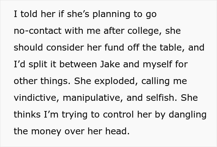 Daughter Threatens To Go No-Contact With Mom, Is Shocked When Her College Fund Disappears Daughter Threatens To Go No-Contact With Mom, Is Shocked When Her College Fund Disappears