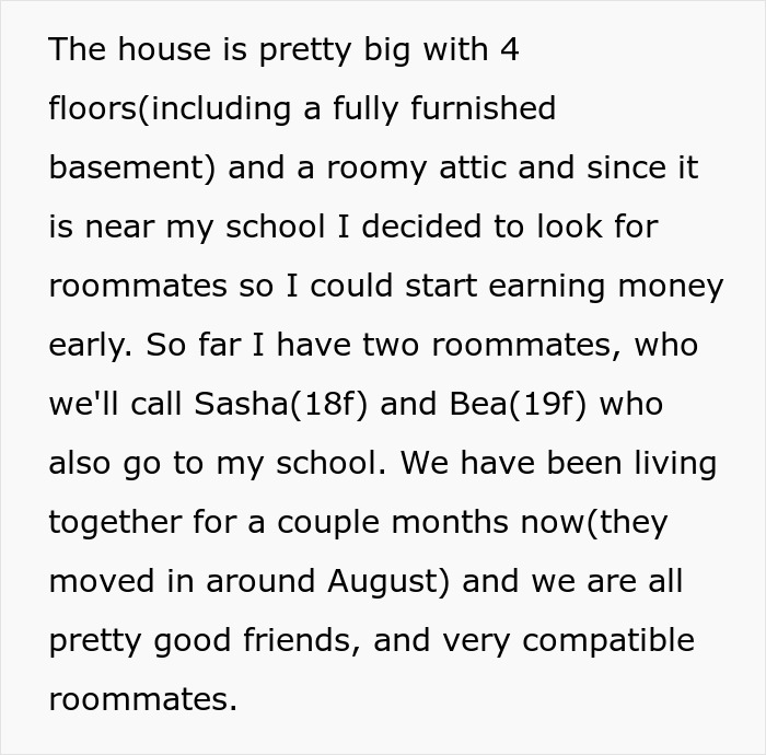 Roommates Confront 18YO After Finding Out She's Their Landlord, They Gripe About Having To Pay Rent Roommates Confront 18YO After Finding Out She's Their Landlord, They Gripe About Having To Pay Rent