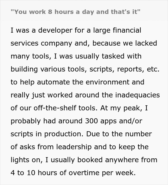 New Boss Bans Overtime, Watches In Horror As Employee Walks Out In The Middle Of Crisis New Boss Bans Overtime, Watches In Horror As Employee Walks Out In The Middle Of Crisis