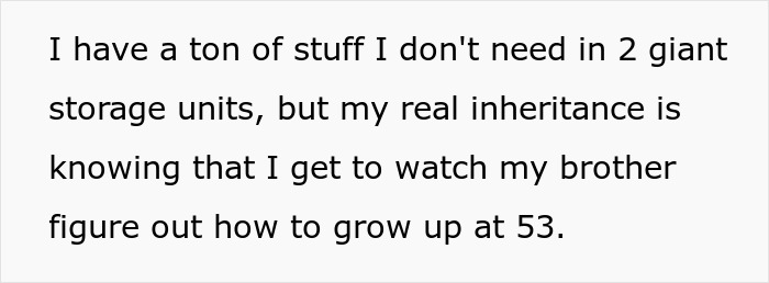 53YO Used To Live Off His Parents, Finally Has To Face The Consequences After Them Passing Away 53YO Used To Live Off His Parents, Finally Has To Face The Consequences After Them Passing Away