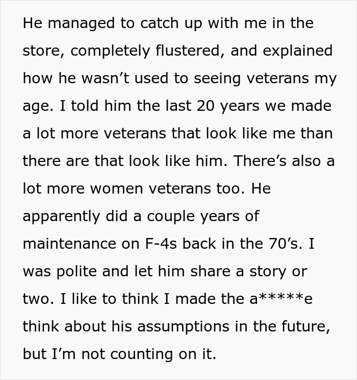 Soldier Refuses To Take Disrespect From Elder, Teaches Him What A Modern Veteran Looks Like Soldier Refuses To Take Disrespect From Elder, Teaches Him What A Modern Veteran Looks Like