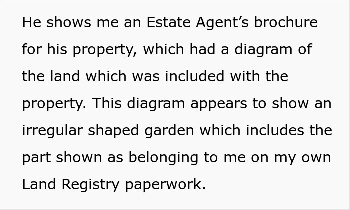 “I’ve Just Purchased A Maisonette, Neighbor Believes My Entire Garden Belongs To Him” “I’ve Just Purchased A Maisonette, Neighbor Believes My Entire Garden Belongs To Him”