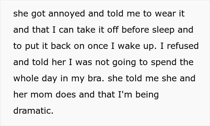 Teen Comes For A Sleepover, Spends The Whole Night In Her Room After A Fight Over Wearing A Bra Teen Comes For A Sleepover, Spends The Whole Night In Her Room After A Fight Over Wearing A Bra