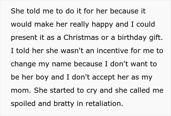 Teen Rejects Stepmom's Numerous Attempts To Change His First And Last Names, She Goes Dramatic Teen Rejects Stepmom's Numerous Attempts To Change His First And Last Names, She Goes Dramatic