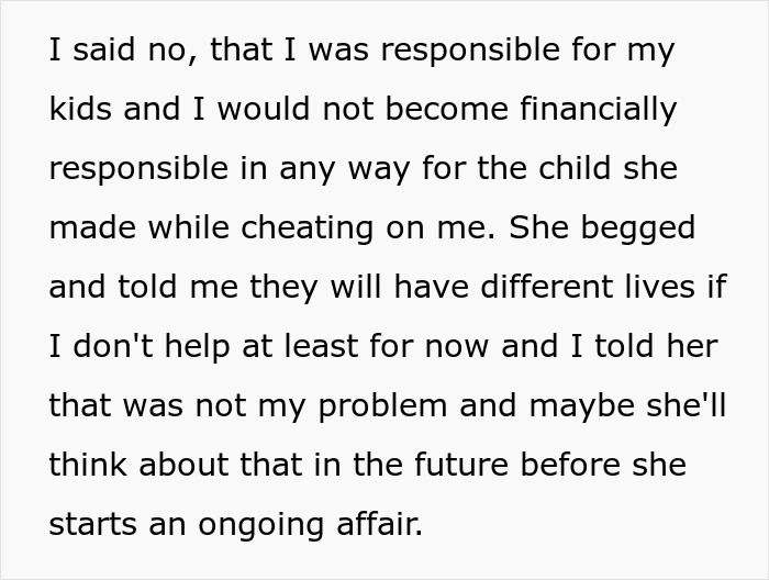 Woman Sends Her Kids To Ask Ex-Husband For More Money, Is Furious He Was Honest With Them Woman Sends Her Kids To Ask Ex-Husband For More Money, Is Furious He Was Honest With Them