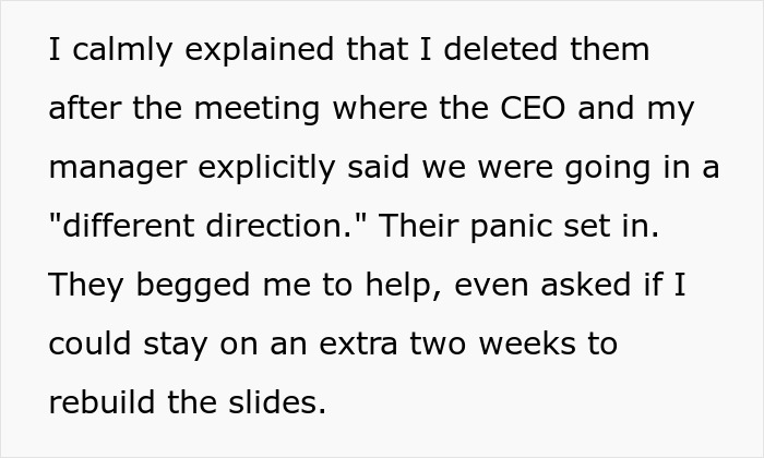 “Their Panic Set In”: Company Fires Employee, Regrets It When They Delete All Their Work “Their Panic Set In”: Company Fires Employee, Regrets It When They Delete All Their Work