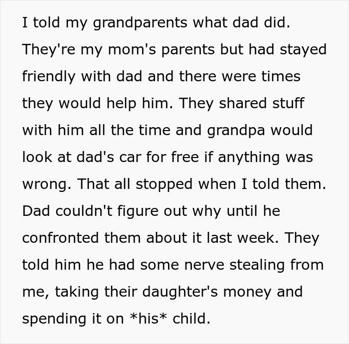 Dad Caught Trying To Swipe Son’s Inheritance For New Fam, Teen Laughs As Grandparents Cut Him Off Dad Caught Trying To Swipe Son’s Inheritance For New Fam, Teen Laughs As Grandparents Cut Him Off