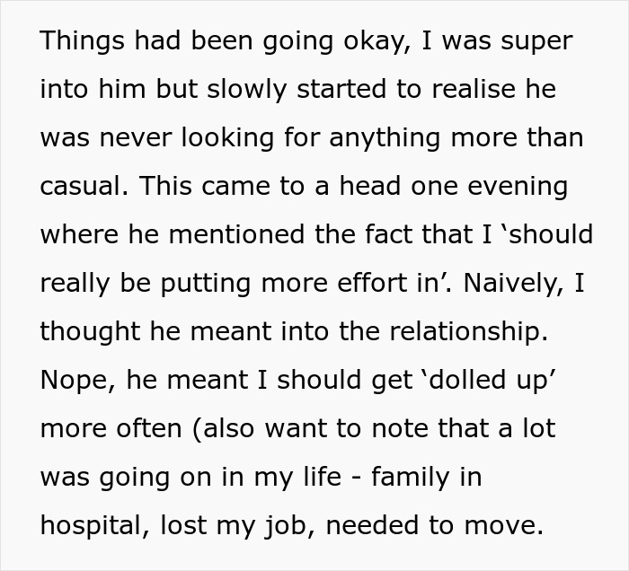 “Big Mistake. Huge”: Man Tries To Control GF’s Appearance, She Plays Along Just To Dump Him “Big Mistake. Huge”: Man Tries To Control GF’s Appearance, She Plays Along Just To Dump Him