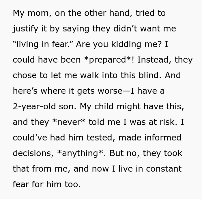 Woman Learns A Secret Parents Have Been Hiding For 28 Yrs, They Beg Her Not To Tell Her Siblings Woman Learns A Secret Parents Have Been Hiding For 28 Yrs, They Beg Her Not To Tell Her Siblings