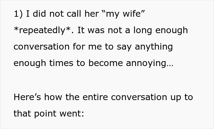 Man Gets Accused Of Being Possessive And Controlling For Referring To His Wife As “My Wife” Man Gets Accused Of Being Possessive And Controlling For Referring To His Wife As “My Wife”