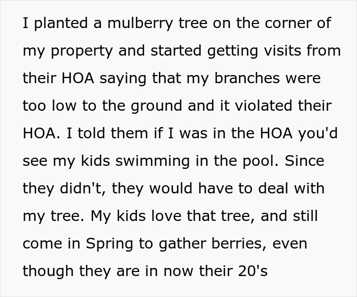 HOA Tries To Boss Around Man Who Doesn’t Belong To It, Regrets It When He Ruins Their View HOA Tries To Boss Around Man Who Doesn’t Belong To It, Regrets It When He Ruins Their View