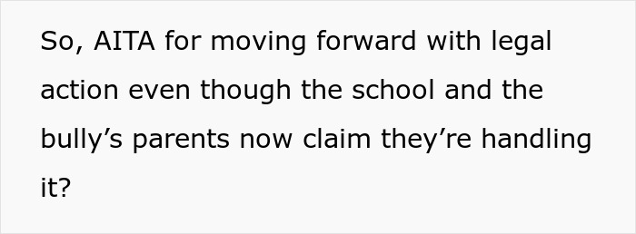 “It’s All For Show”: People Support Dad Taking Legal Action After Bullying Goes Too Far “It’s All For Show”: People Support Dad Taking Legal Action After Bullying Goes Too Far