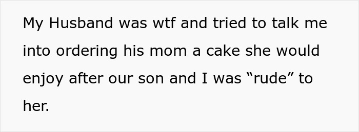 MIL Insists 5YO Change His B-Day Cake As She Doesn’t Like Chocolate, Is Stunned When He Refuses MIL Insists 5YO Change His B-Day Cake As She Doesn’t Like Chocolate, Is Stunned When He Refuses