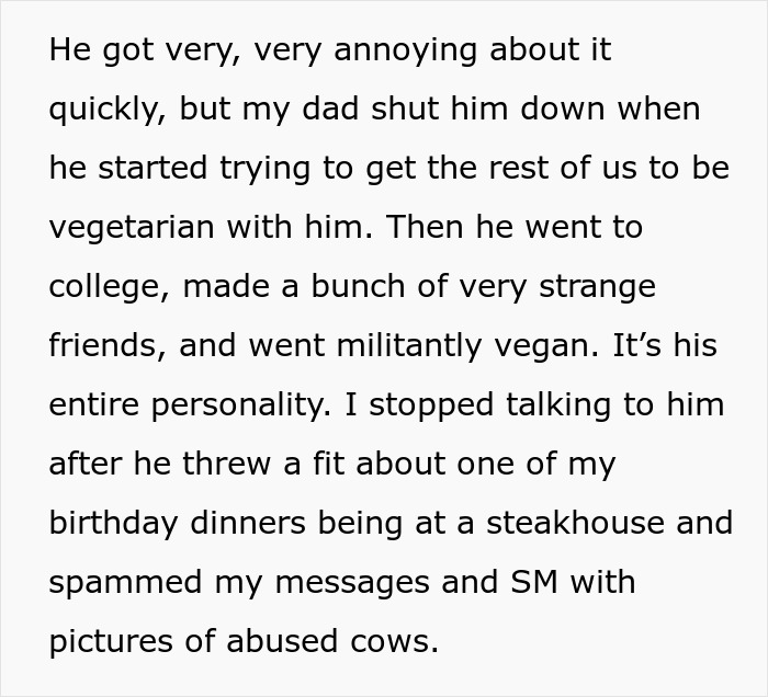Militantly Vegan Man Tries To Ruin Possibly The Last Thanksgiving With The Whole Family Militantly Vegan Man Tries To Ruin Possibly The Last Thanksgiving With The Whole Family