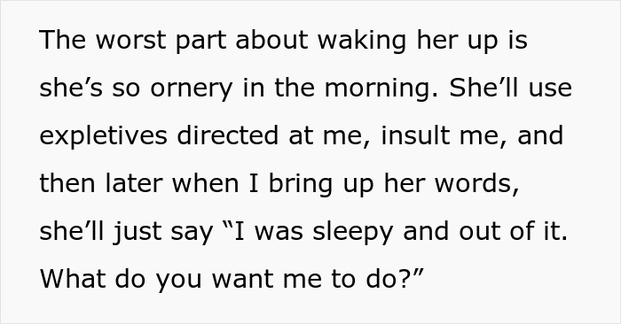 Guy Refuses To Keep Waking Up His GF, She Loses Her Job: "Started Shrieking" Guy Refuses To Keep Waking Up His GF, She Loses Her Job: "Started Shrieking"