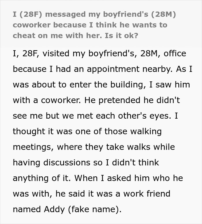“Please Help”: Late-Night Message From Coworker Reveals Woman’s Suspicions Of BF Were True “Please Help”: Late-Night Message From Coworker Reveals Woman’s Suspicions Of BF Were True
