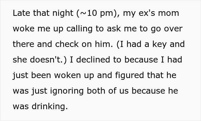 Woman Refuses To Check Up On Alcoholic Ex, As She’s Tired Of Him, He Nearly Dies In The Process Woman Refuses To Check Up On Alcoholic Ex, As She’s Tired Of Him, He Nearly Dies In The Process