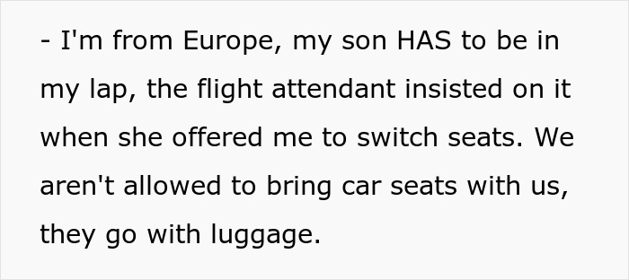 “I Should Be Ashamed”: Mom Berated For Taking Flight Attendant’s Offer Of An Upgraded Seat “I Should Be Ashamed”: Mom Berated For Taking Flight Attendant’s Offer Of An Upgraded Seat