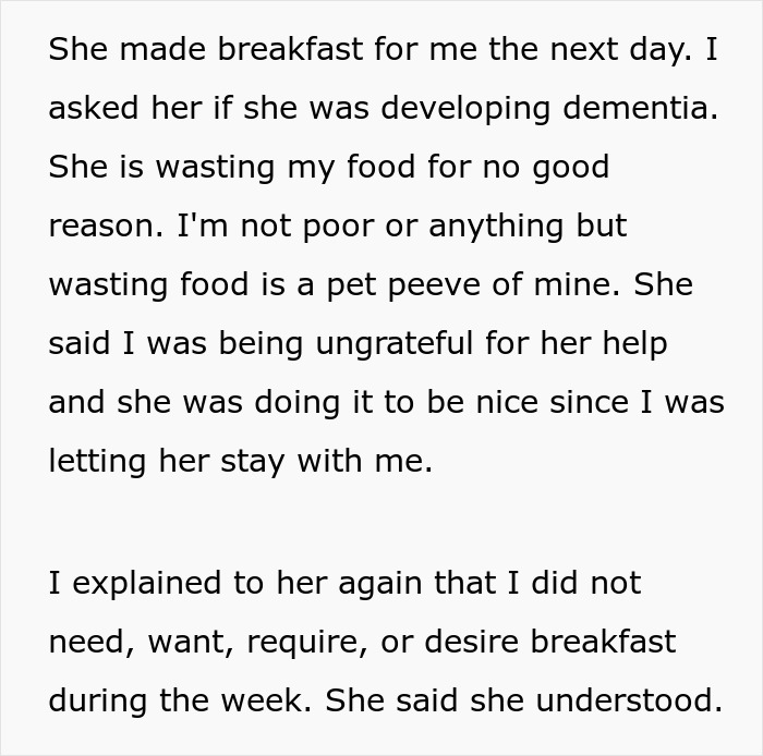 Guy Tells Mom To Get Out After She Wastes Months Of His Food, Mom And Sister Furious Guy Tells Mom To Get Out After She Wastes Months Of His Food, Mom And Sister Furious