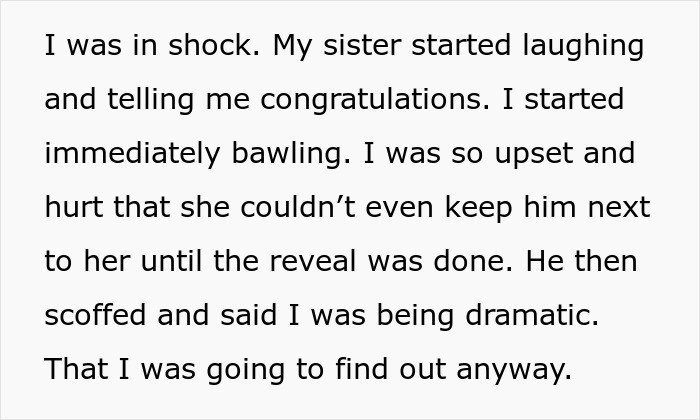 Woman Has Only One Job At Sister’s Gender Reveal, Fails It And Doesn’t Get What’s The Issue Woman Has Only One Job At Sister’s Gender Reveal, Fails It And Doesn’t Get What’s The Issue