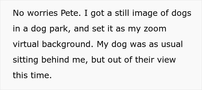 “My Dog Was Simply Sitting”: Worker Maliciously Complies With No-Dogs Home Office Policy “My Dog Was Simply Sitting”: Worker Maliciously Complies With No-Dogs Home Office Policy