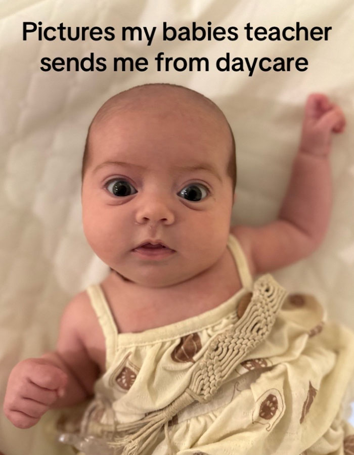 Mom Asks Gen Z Daycare Teacher For Baby Photos—And The Photos Go Viral Mom Asks Gen Z Daycare Teacher For Baby Photos—And The Photos Go Viral