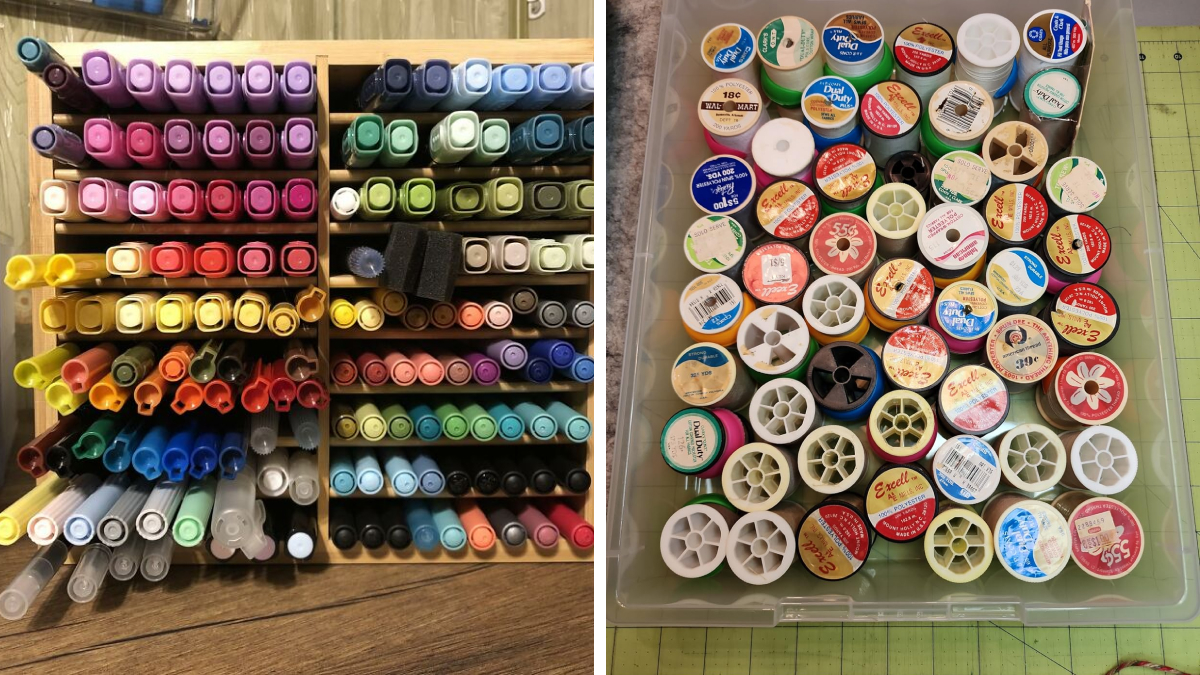 20 Clever Ways People Are Taming Their Wild Art Supply Hoards