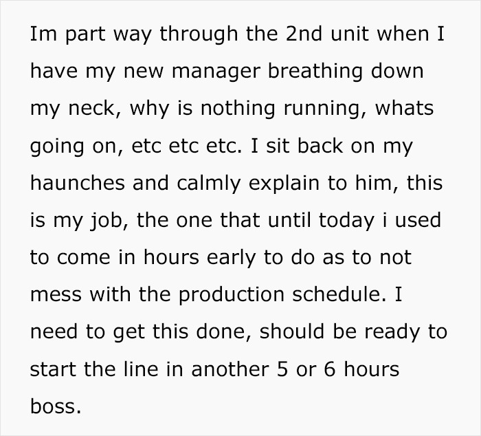 New Boss Forces 9-5 Work, Ends Up In A Costly No-Win Situation After Worker Maliciously Complies New Boss Forces 9-5 Work, Ends Up In A Costly No-Win Situation After Worker Maliciously Complies