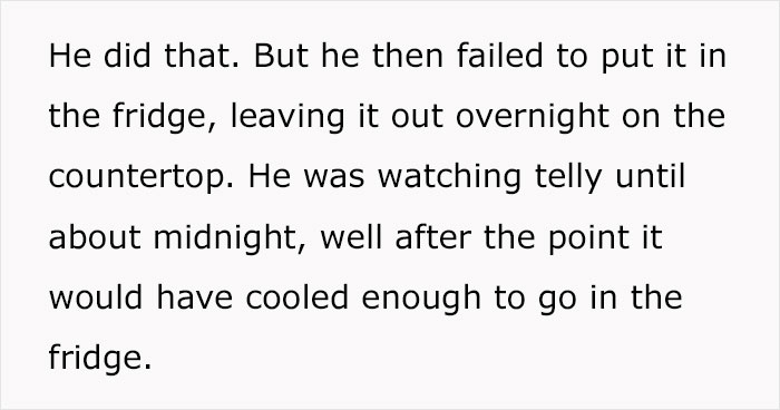Man Ruins The Food His Wife Spent 3.5 Hours Making, Then Cancels Dinner To Her Utter Dislike Man Ruins The Food His Wife Spent 3.5 Hours Making, Then Cancels Dinner To Her Utter Dislike
