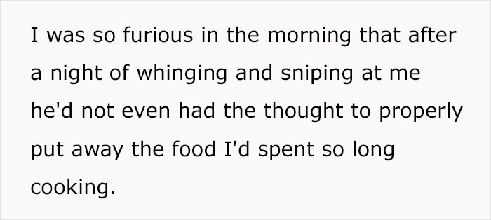 Man Ruins The Food His Wife Spent 3.5 Hours Making, Then Cancels Dinner To Her Utter Dislike Man Ruins The Food His Wife Spent 3.5 Hours Making, Then Cancels Dinner To Her Utter Dislike