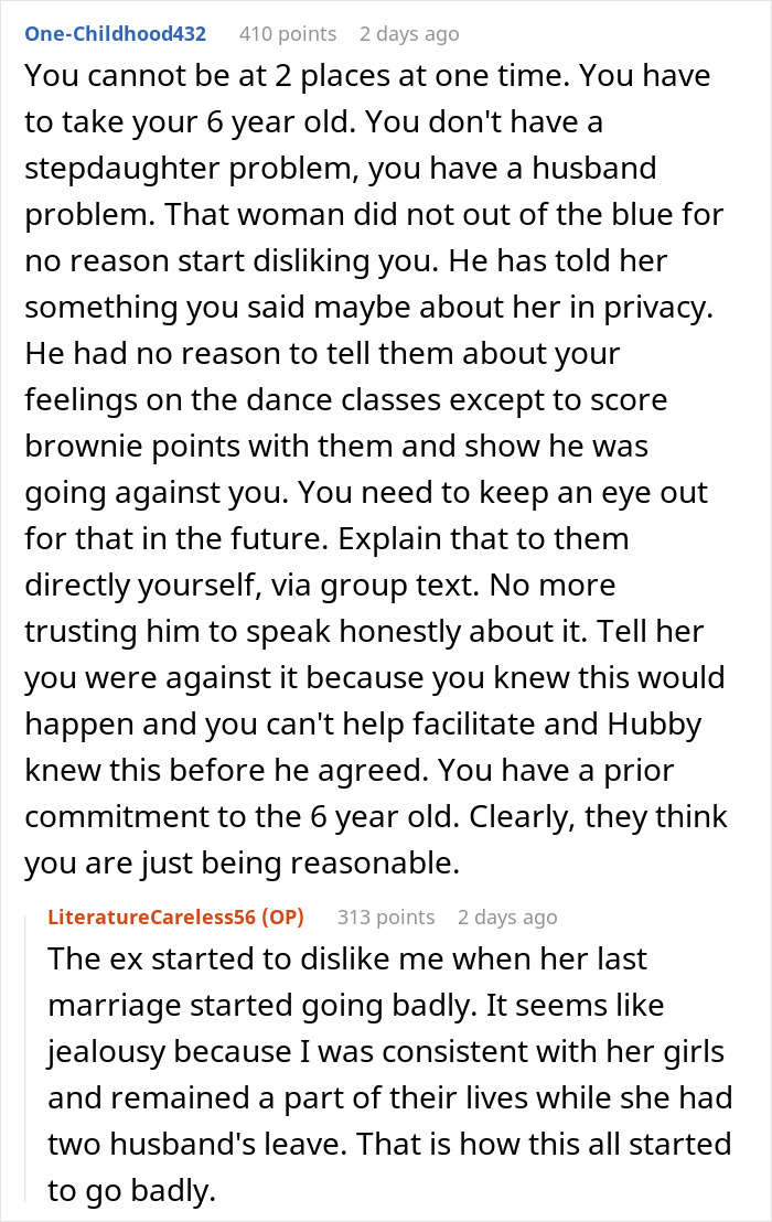 Stepmom Is Being Treated Terribly By Kids, Refuses To Take Them To Dance Class And Takes Heat Stepmom Is Being Treated Terribly By Kids, Refuses To Take Them To Dance Class And Takes Heat