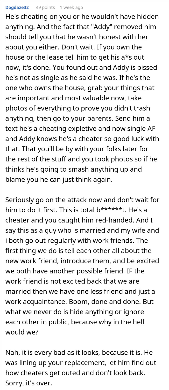 “Please Help”: Late-Night Message From Coworker Reveals Woman’s Suspicions Of BF Were True “Please Help”: Late-Night Message From Coworker Reveals Woman’s Suspicions Of BF Were True