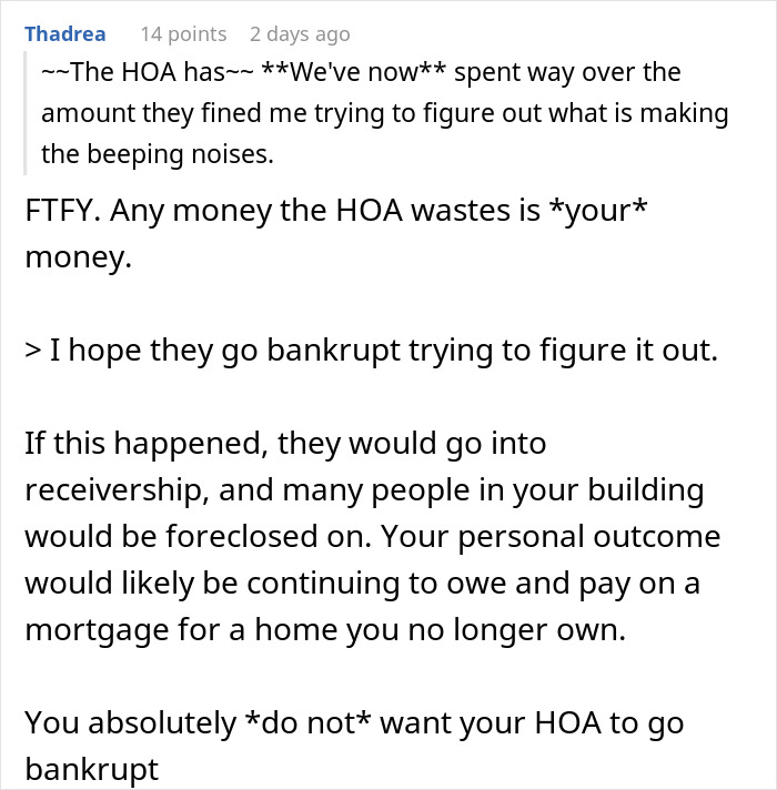 HOA Fine Guy $1,500 For A Piece Of Wood, His Revenge Makes Them Spend Way More HOA Fine Guy $1,500 For A Piece Of Wood, His Revenge Makes Them Spend Way More