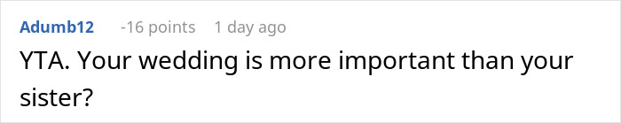 Woman Has A Disaster Of A Wedding Because Of Her Sister, Parents Don’t Get What’s The Issue Woman Has A Disaster Of A Wedding Because Of Her Sister, Parents Don’t Get What’s The Issue