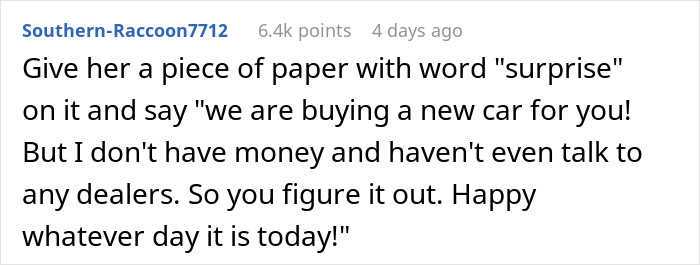 Wife Gives A Grand "Gift" That Backfires, Acts Shocked When Husband Is Disappointed Wife Gives A Grand "Gift" That Backfires, Acts Shocked When Husband Is Disappointed