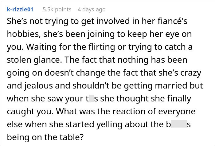Woman Struggles With H-Cup Chest, Friend's Fiancee Explodes At Her For Putting It On The Table Woman Struggles With H-Cup Chest, Friend's Fiancee Explodes At Her For Putting It On The Table